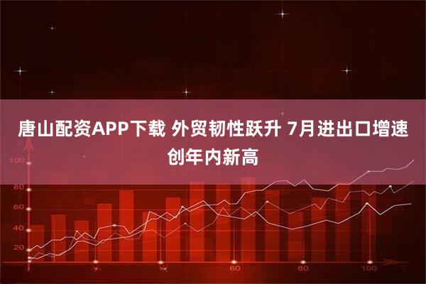 唐山配资APP下载 外贸韧性跃升 7月进出口增速创年内新高